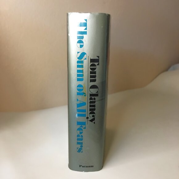 TOM CLANCY Hardcover Book THE SUM OF ALL FEARS (A Jack Ryan Novel) - Picture 4 of 8